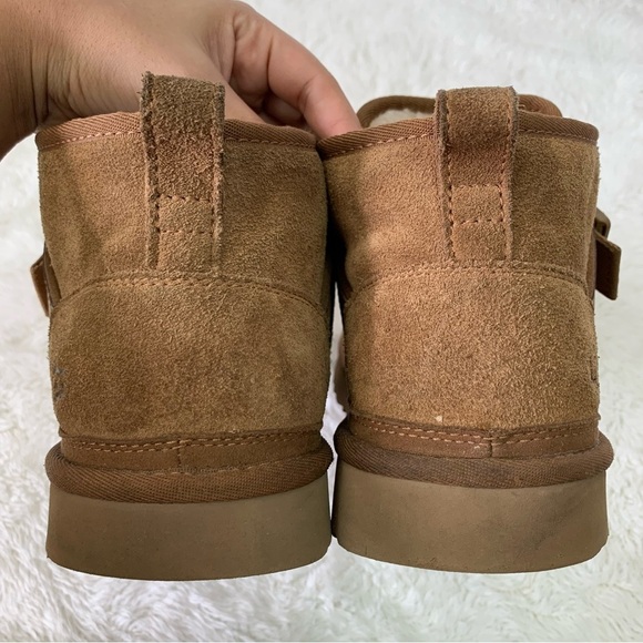 UGG 1118570 Men\'s Chestnut Brown Neumel SnapBack Tan Suede Boots Size 10